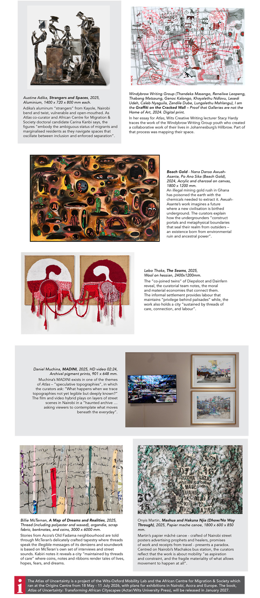 Artwork of the Atlas of Uncertainty | CURIOS.TY 21: #Trust https://www.wits.ac.za/curiosity/